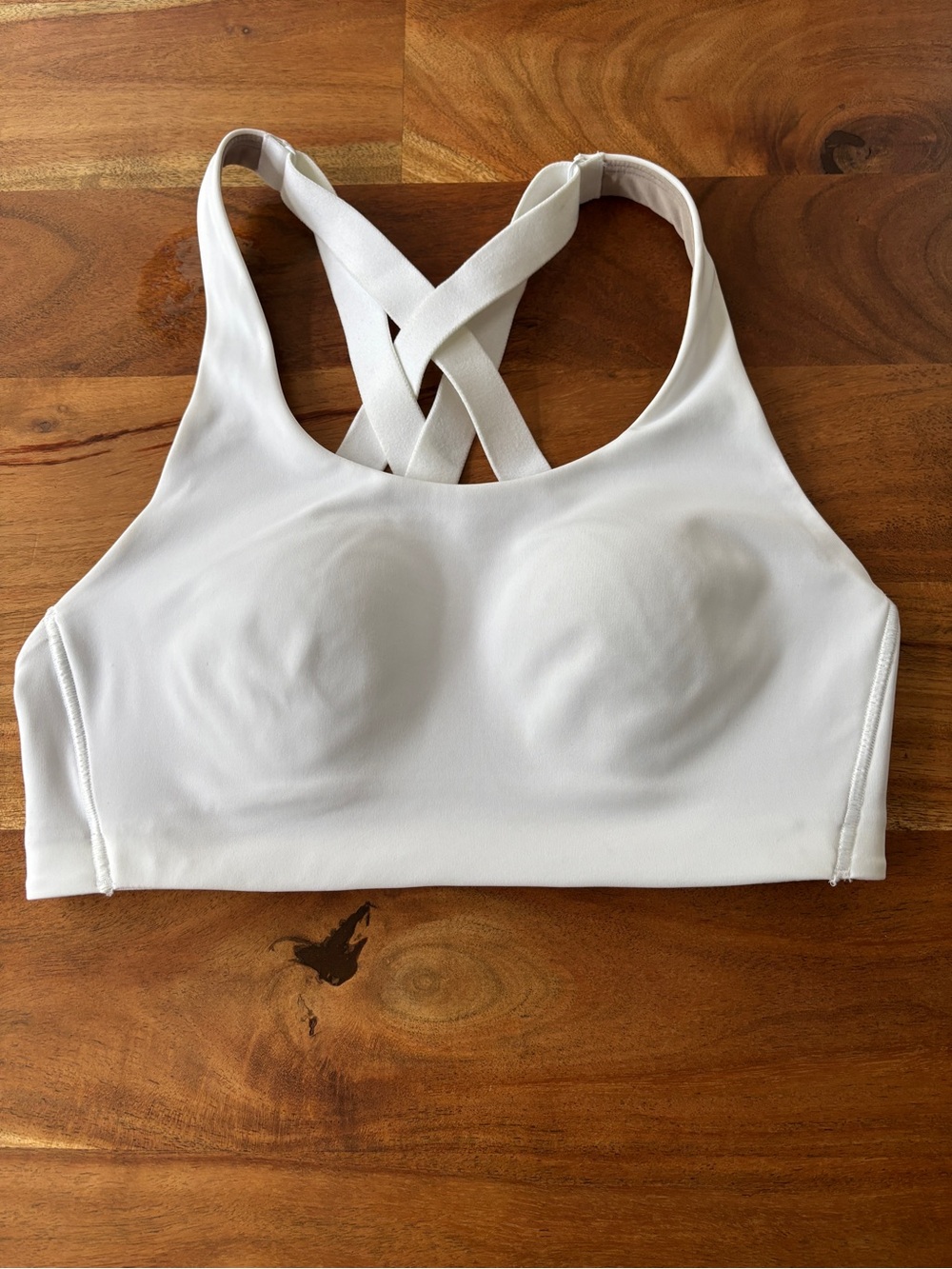 Lululemon NWOT White Sports Bra - Size 32B